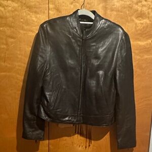 Classic Brown 100% Leather Jacket for Women